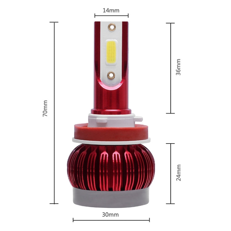 2 PCS FS35 H8 / H9 / H11 DC9-36V / 24W /