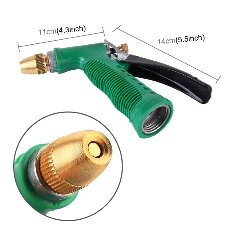 25M High Pressure Garden Car Hose Spray Washing Water Gun Sprayer Cleaner Nozzle(Green)