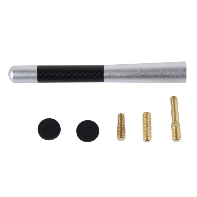 Carbon Fiber Aluminum Short Antenna Polished Universal Screws Base(Big Size)