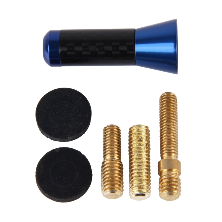Carbon Fiber Aluminum Short Antenna Polished Universal Screws Base(Small Size)