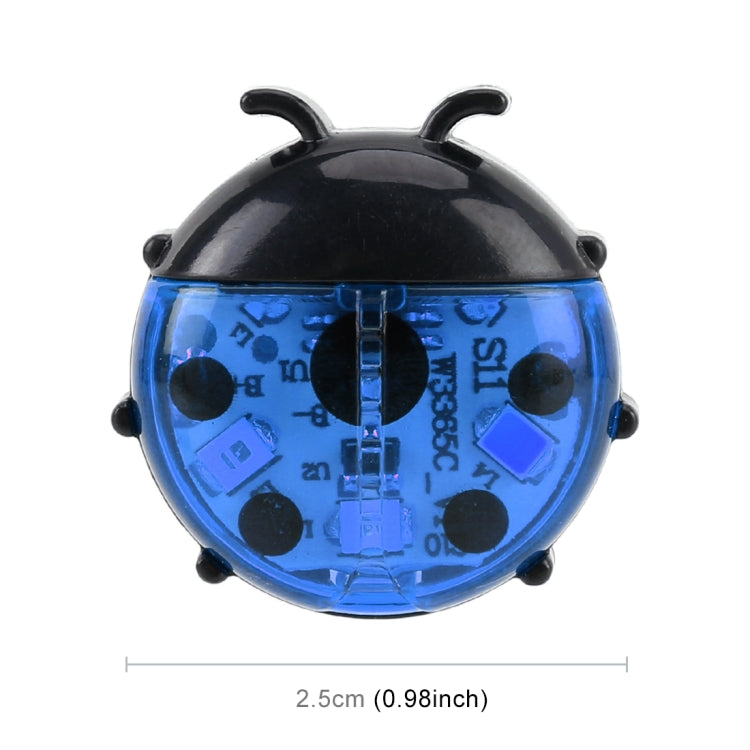 2pcs Ladybug Shape Car Door Anti-collision Warning Light