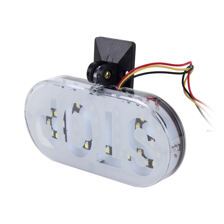 3W 150LM 6000K 36 SMD-2835-LEDs Flashing Strobe + Lighting Form Brake Light License Plate Light, DC 12V(White Light)
