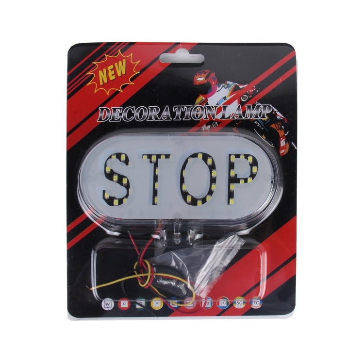 3W 150LM 6000K 36 SMD-2835-LEDs Flashing Strobe + Lighting Form Brake Light License Plate Light, DC 12V(White Light)