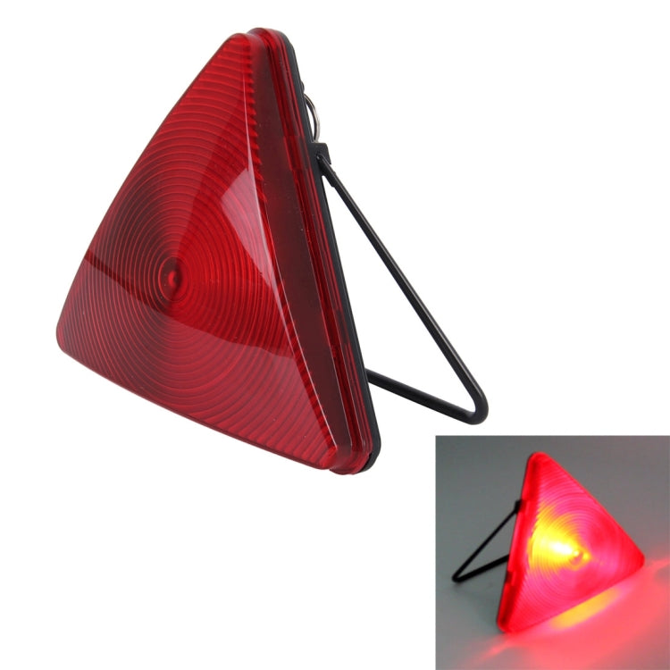 LED Safety Triangle Warning Light Reflector Emergency Road Flasher(Red Light)