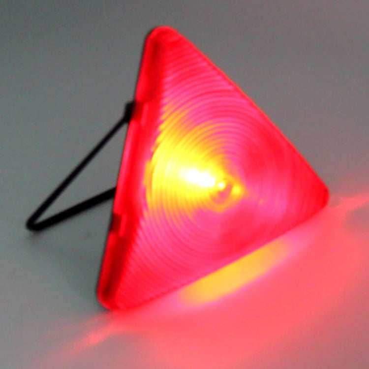 LED Safety Triangle Warning Light Reflector Emergency Road Flasher(Red Light)