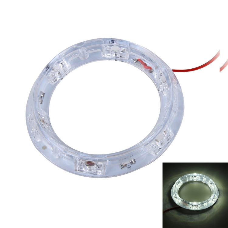 HY-1602 3W 6 LEDs Car Angel Eyes Light, DC 12V(White Light)