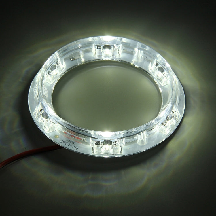 HY-1602 3W 6 LEDs Car Angel Eyes Light, DC 12V(White Light)