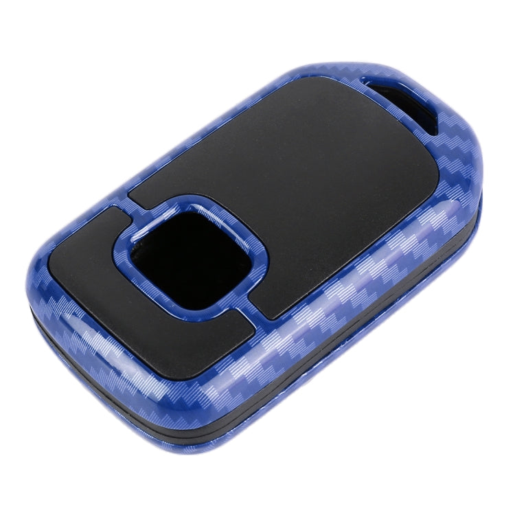 Carbon Fiber Texture Car Key Protective Cover for Honda English Return Button