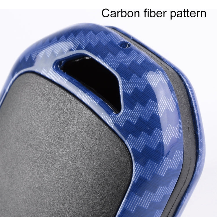 Carbon Fiber Texture Car Key Protective Cover for Honda Smart 3-button English Tailgate