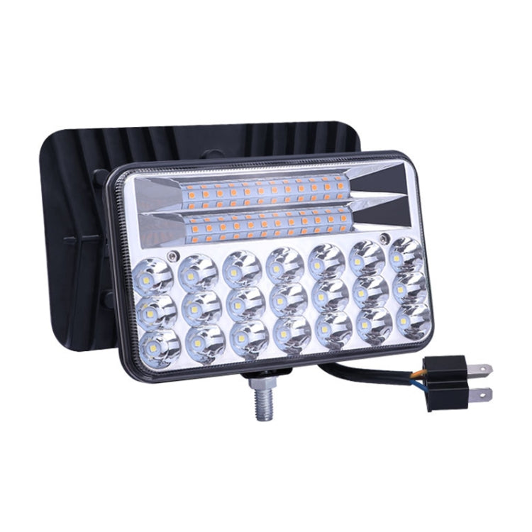 5 inch 22W DC 9-32V 2250LM IP67 3000-5000K Car Double Colors Truck Off-road Vehicle LED Work Lights / Headlight