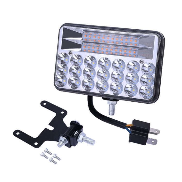 5 inch 22W DC 9-32V 2250LM IP67 3000-5000K Car Double Colors Truck Off-road Vehicle LED Work Lights / Headlight