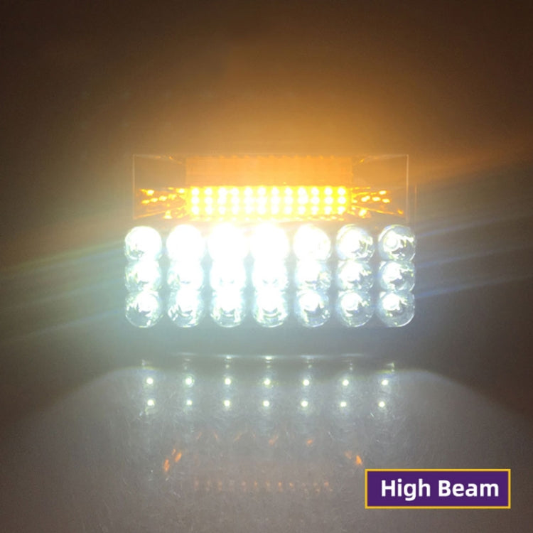 5 inch 22W DC 9-32V 2250LM IP67 3000-5000K Car Double Colors Truck Off-road Vehicle LED Work Lights / Headlight