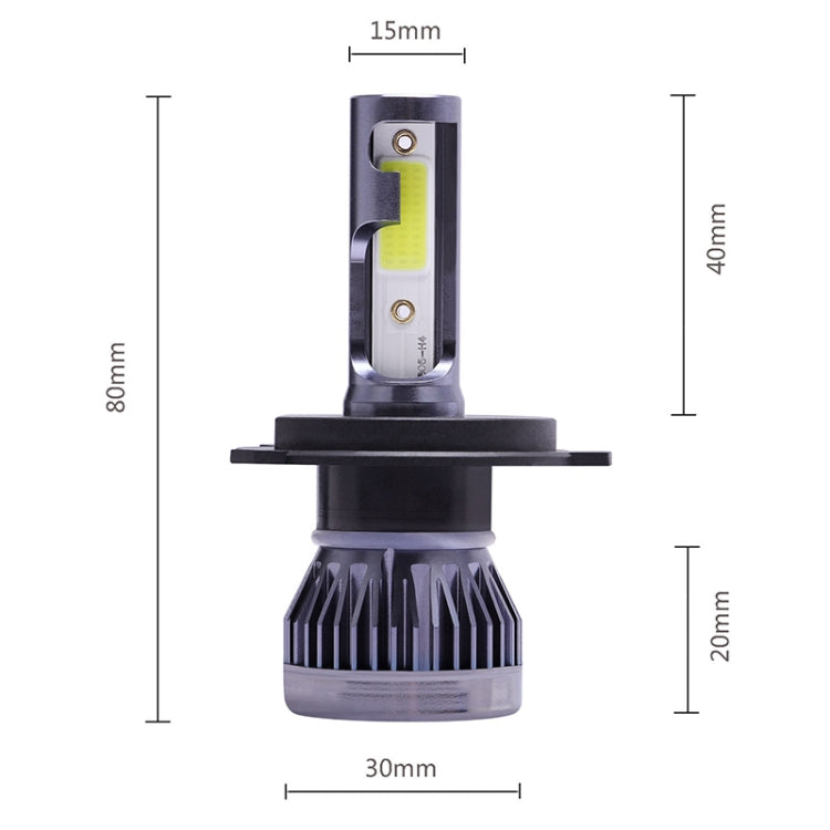 2 PCS H4 DC9-36V / 36W /