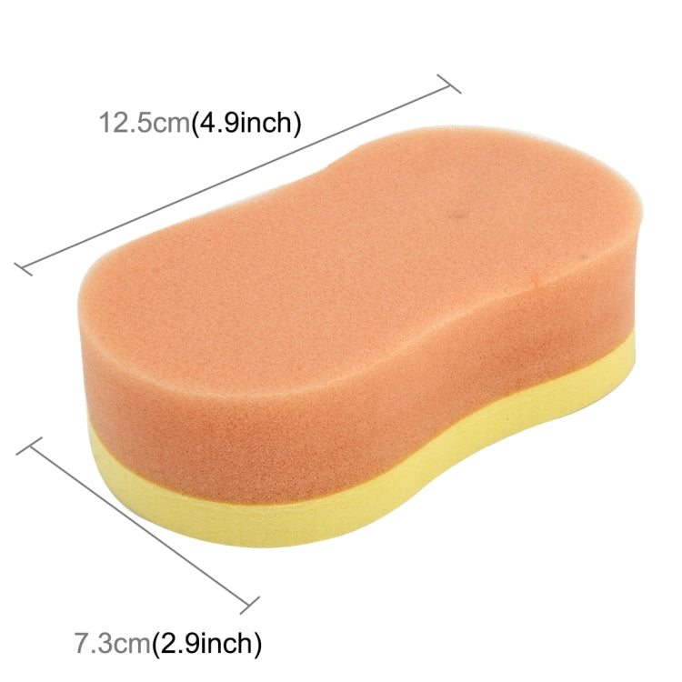 Car Wax Sponge 8- Word Shape Sponge High-density Waxing Sponge