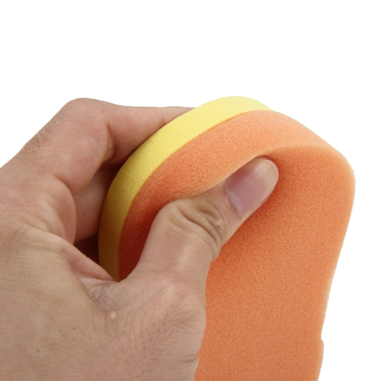 Car Wax Sponge 8- Word Shape Sponge High-density Waxing Sponge