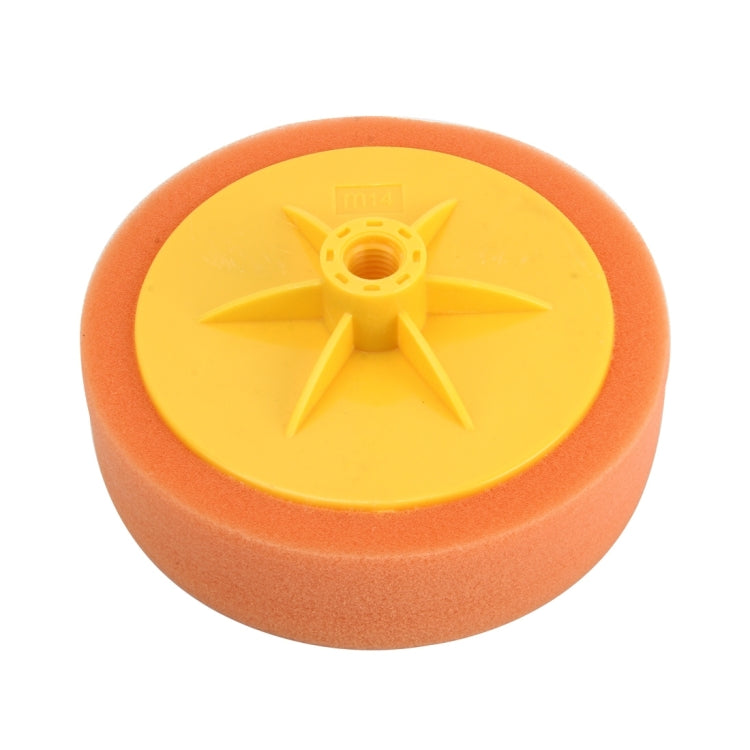 Polishing Disc Auto Polishing Machine Dedicated Sponge Wheel Wax Polishing Sponge Decontamination Sponge,Screw Hole Diameter:14mm