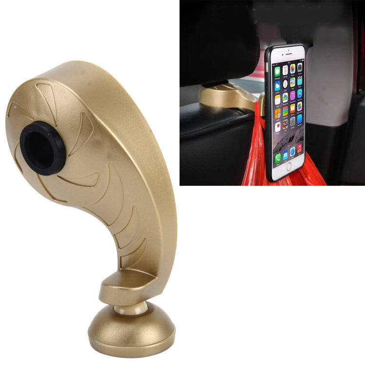 2 in 1 Vehicle Back Seat Hanger Hook Mobile Phone Magnetic Holder