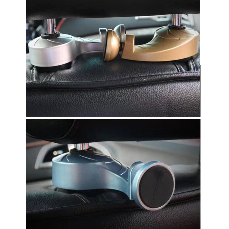 2 in 1 Vehicle Back Seat Hanger Hook Mobile Phone Magnetic Holder