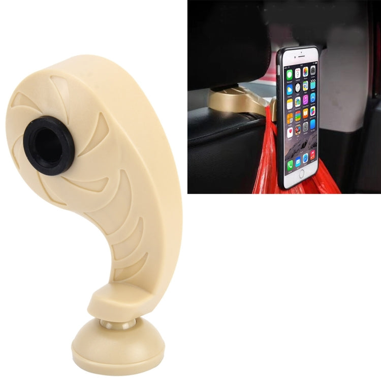 2 in 1 Vehicle Back Seat Hanger Hook Mobile Phone Magnetic Holder