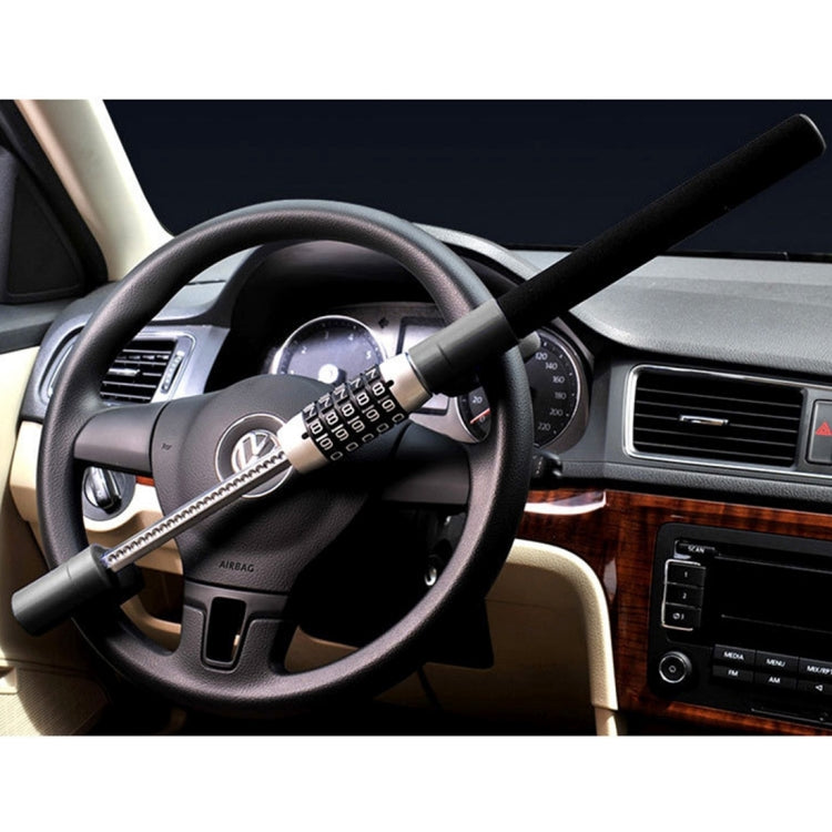 Automobile Steering Wheel Lock Anti-theft Lock Telescopic Anti-theft Cipher Lock for Car