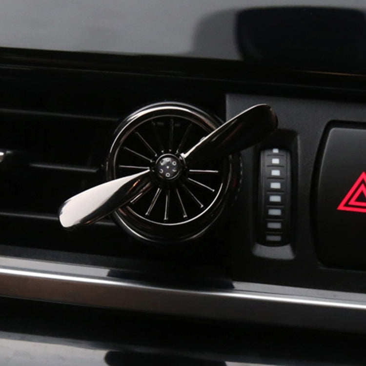 Automobile Air Conditioning Outlet Mini Fan Aircraft Rotary Aromatherapy Perfume Clip Car Air Conditioning Outlet Perfume Folder Car Perfume Aromatherapy with Essential Oil