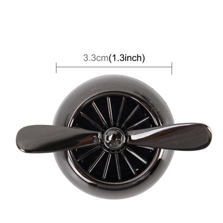 Automobile Air Conditioning Outlet Mini Fan Aircraft Rotary Aromatherapy Perfume Clip Car Air Conditioning Outlet Perfume Folder Car Perfume Aromatherapy with Essential Oil
