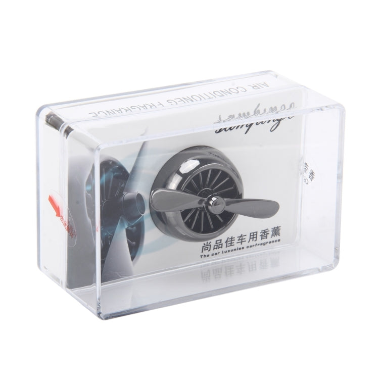 Automobile Air Conditioning Outlet Mini Fan Aircraft Rotary Aromatherapy Perfume Clip Car Air Conditioning Outlet Perfume Folder Car Perfume Aromatherapy with Essential Oil