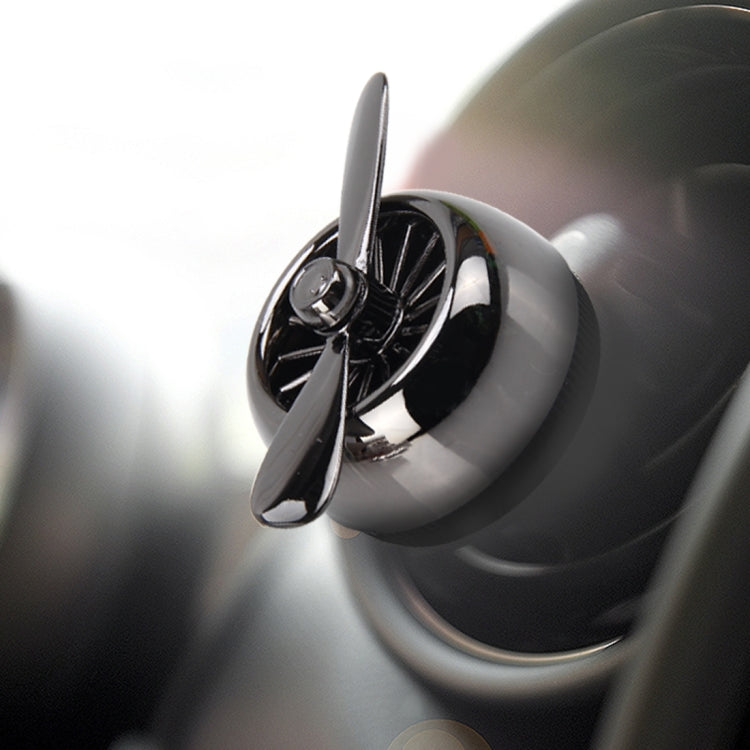 Automobile Air Conditioning Outlet Mini Fan Aircraft Rotary Aromatherapy Perfume Clip Car Air Conditioning Outlet Perfume Folder Car Perfume Aromatherapy with Essential Oil