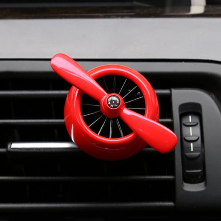 Automobile Air Conditioning Outlet Mini Fan Aircraft Rotary Aromatherapy Perfume Clip Car Air Conditioning Outlet Perfume Folder Car Perfume Aromatherapy with Essential Oil