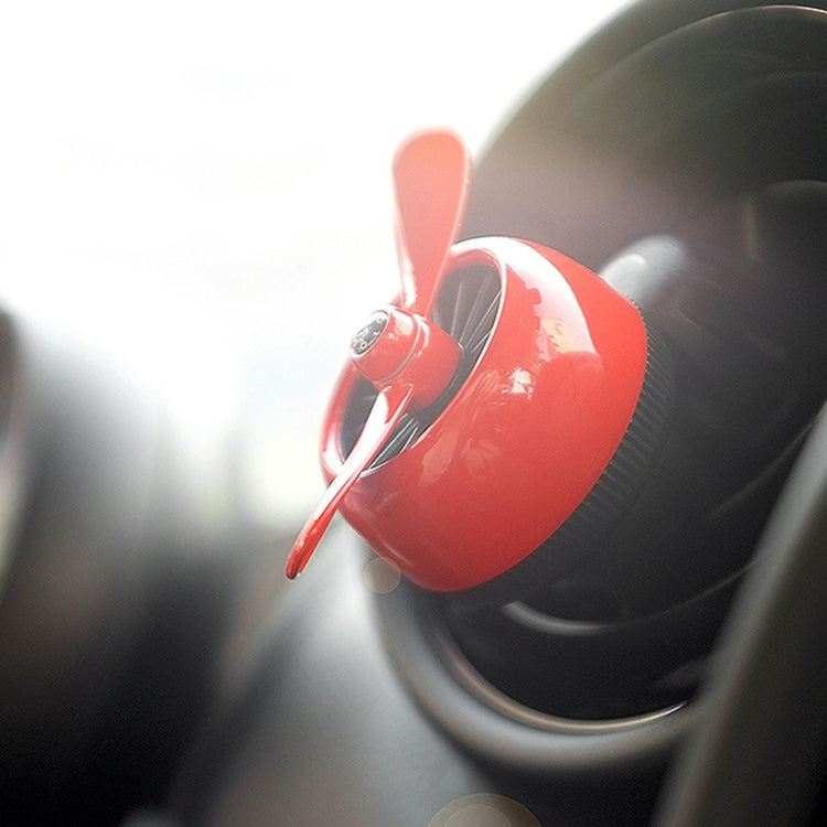 Automobile Air Conditioning Outlet Mini Fan Aircraft Rotary Aromatherapy Perfume Clip Car Air Conditioning Outlet Perfume Folder Car Perfume Aromatherapy with Essential Oil