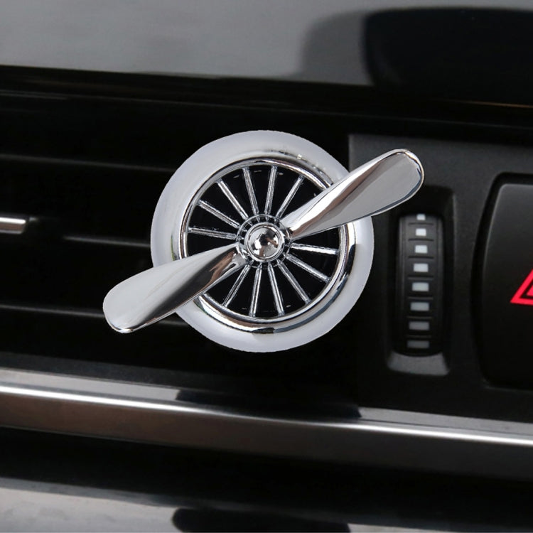 Automobile Air Conditioning Outlet Mini Fan Aircraft Rotary Aromatherapy Perfume Clip Car Air Conditioning Outlet Perfume Folder Car Perfume Aromatherapy with Essential Oil