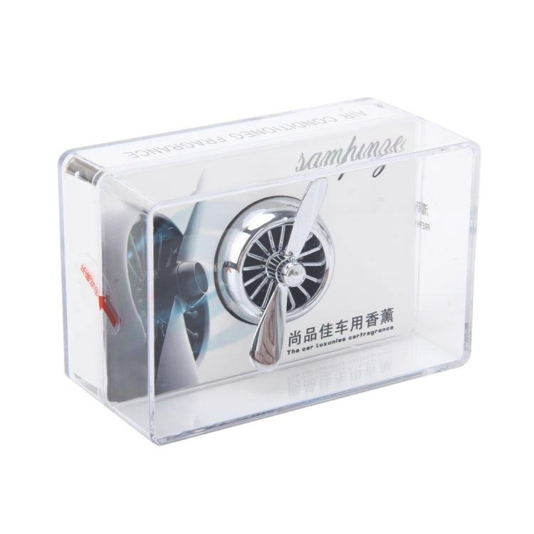 Automobile Air Conditioning Outlet Mini Fan Aircraft Rotary Aromatherapy Perfume Clip Car Air Conditioning Outlet Perfume Folder Car Perfume Aromatherapy with Essential Oil
