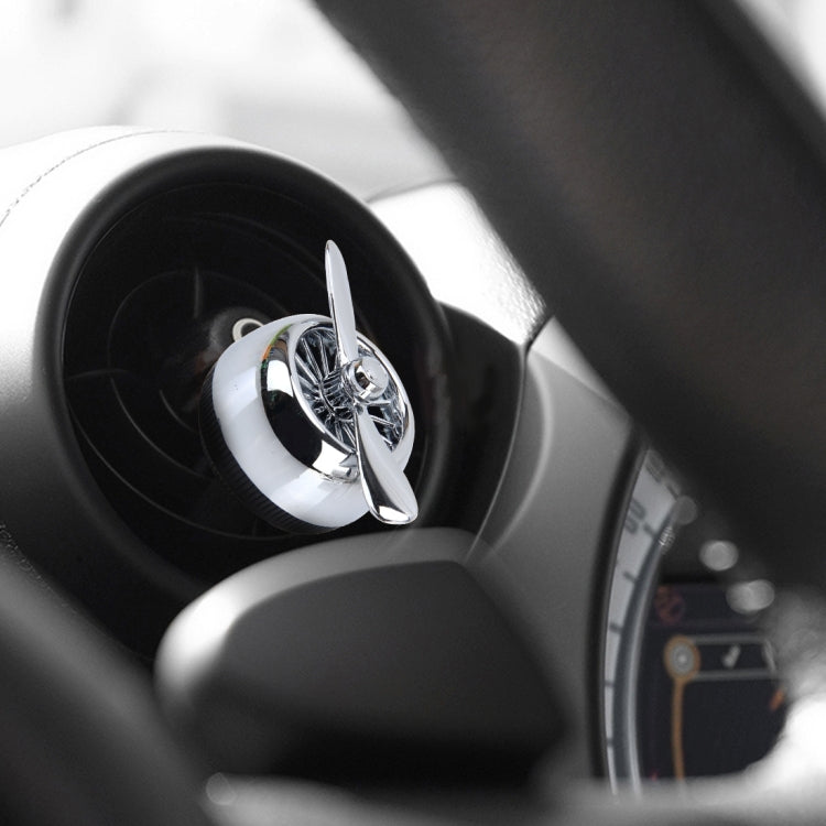 Automobile Air Conditioning Outlet Mini Fan Aircraft Rotary Aromatherapy Perfume Clip Car Air Conditioning Outlet Perfume Folder Car Perfume Aromatherapy with Essential Oil