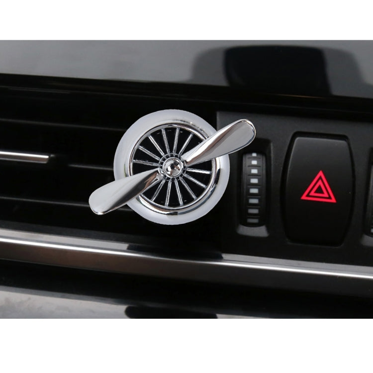 Automobile Air Conditioning Outlet Mini Fan Aircraft Rotary Aromatherapy Perfume Clip Car Air Conditioning Outlet Perfume Folder Car Perfume Aromatherapy with Essential Oil