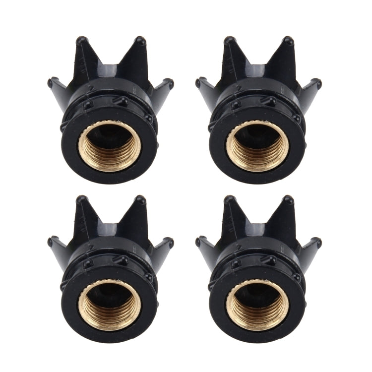 4 PCS Universal Gas Cap Mouthpiece Cover Gas Cap Tire Cap Car Motor Bicycle Tire Valve Caps