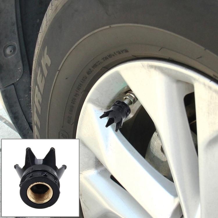 4 PCS Universal Gas Cap Mouthpiece Cover Gas Cap Tire Cap Car Motor Bicycle Tire Valve Caps