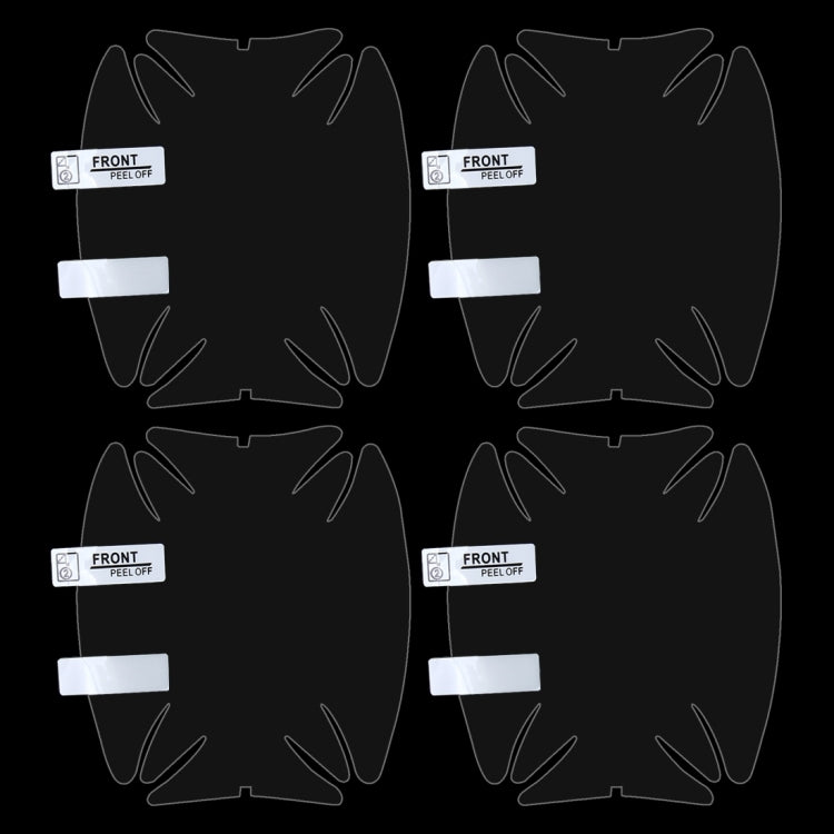 4 PCS Car Auto OPVC Door Bowl Handle Anti-scratch Protective Film for Benz