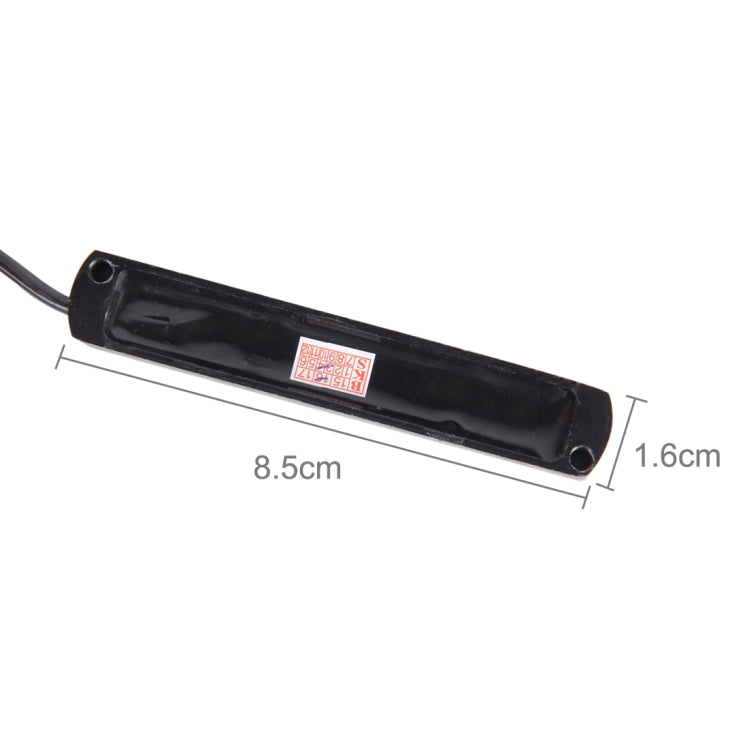 2 PCS 3W 270LM White Light 6000K 3 LED Eagle Eye Car Daytime Running Lights, DC 12V(Black)