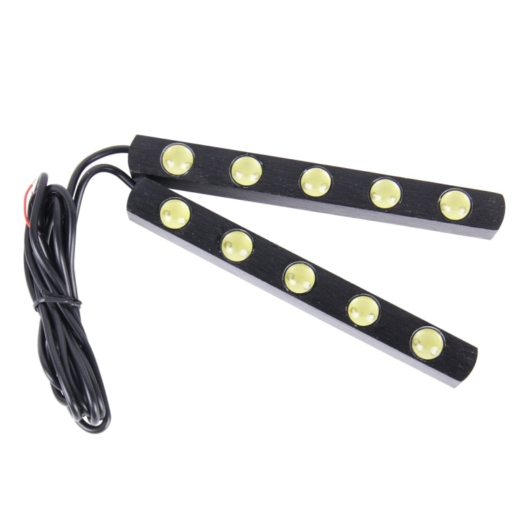 2 PCS 5W 450LM 6000K White Light 6000K 5 LED Eagle Eye Car Daytime Running Lights, DC 12V