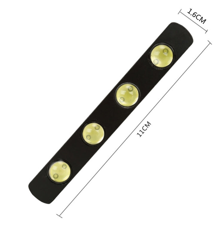 2 PCS 4W 360LM 6000K White Light 4 LED Eagle Eye Car Daytime Running Lights, DC 12V