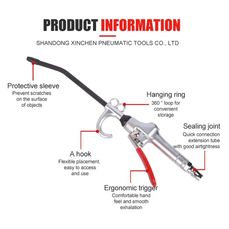 Car Metal Cleaning Dust Removing Gun Strong Blow Dust Gun
