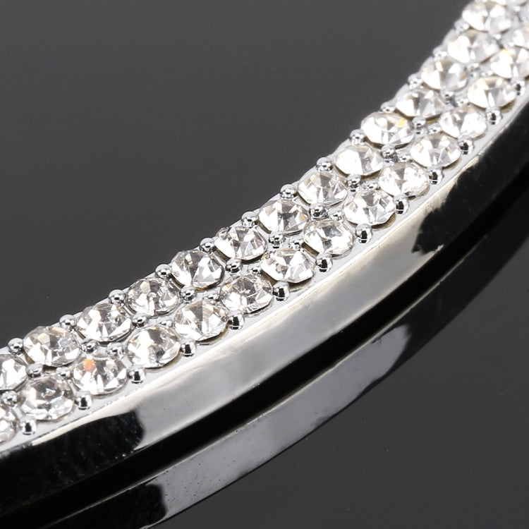 Universal Car Steering Wheel Curcle Diamond Decorative Stickers for Audi