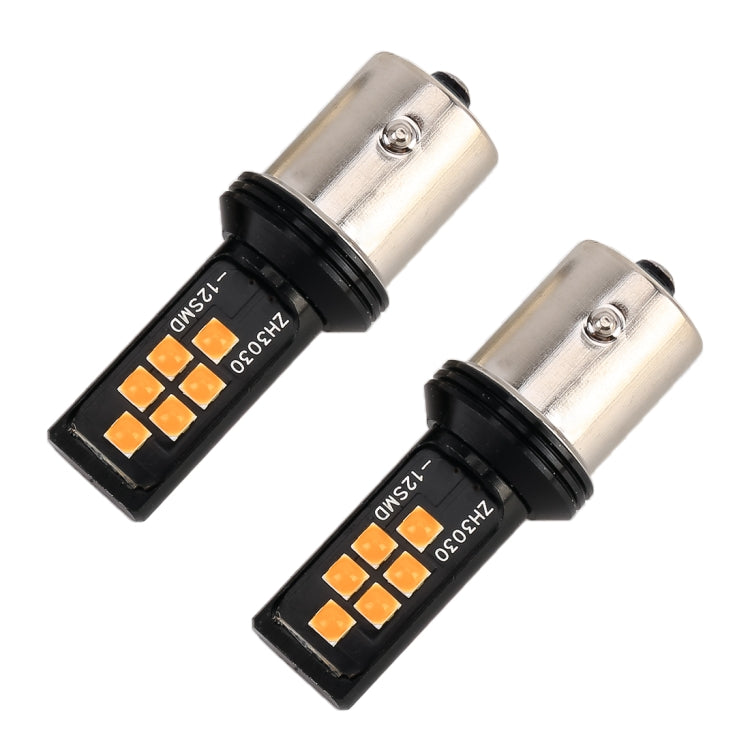 2 PCS 1156 DC9-16V / 3.5W Car Auto Turn Lights 12LEDs SMD-ZH3030 Lamps, with Constant Current