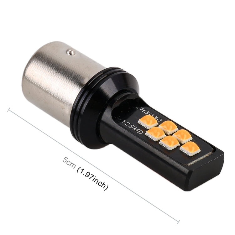 2 PCS 1156 DC9-16V / 3.5W Car Auto Turn Lights 12LEDs SMD-ZH3030 Lamps, with Constant Current