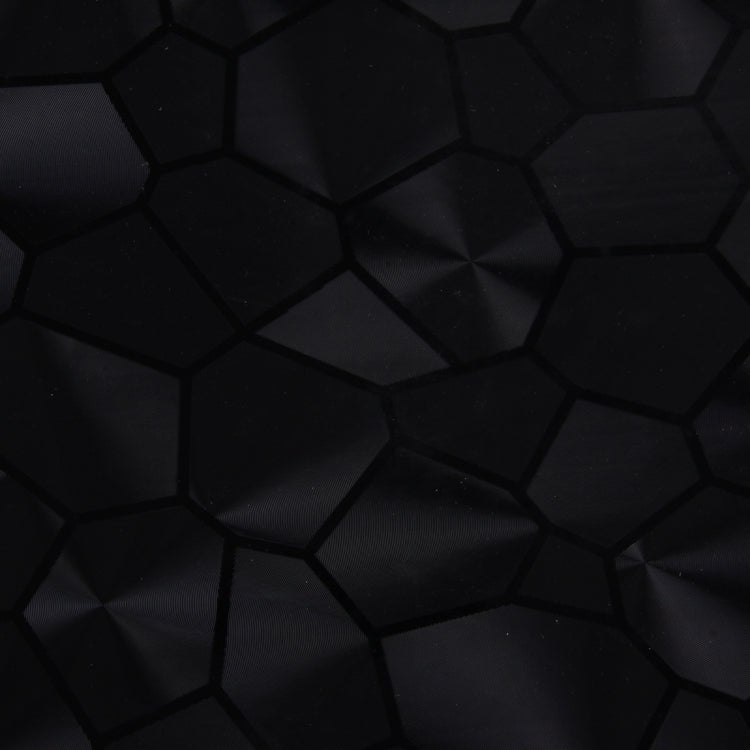 1.52m × 0.5m Car Water Cube Texture Wrapping Auto Vehicle Change Color Sticker Roll Motorcycle Decal Sheet Tint Vinyl Air Bubble Free(Black)