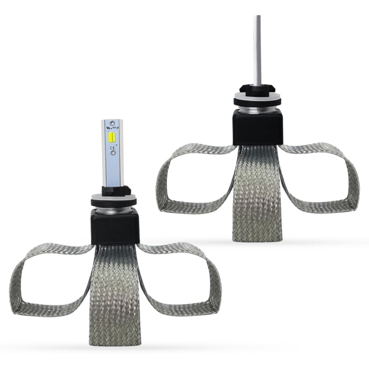 2 PCS T9 880 / 881 9-36V / 25W / 3000K 4300K 6000K / 3000LM IP68 Car Triple Color LED Headlight Lamps