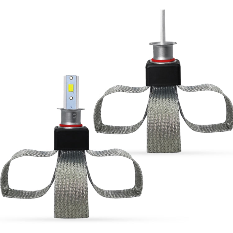 2 PCS T9 H3 9-36V / 25W / 3000K 4300K 6000K / 3000LM IP68 Car Triple Color LED Headlight Lamps
