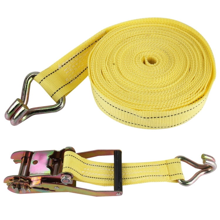 ZONGYUAN 10m×5cm 5 Ton Car Bundled Device with Hook And Buckle High Strength Cable Cord Heavy Duty Recovery Securing Accessories for Cars Trucks
