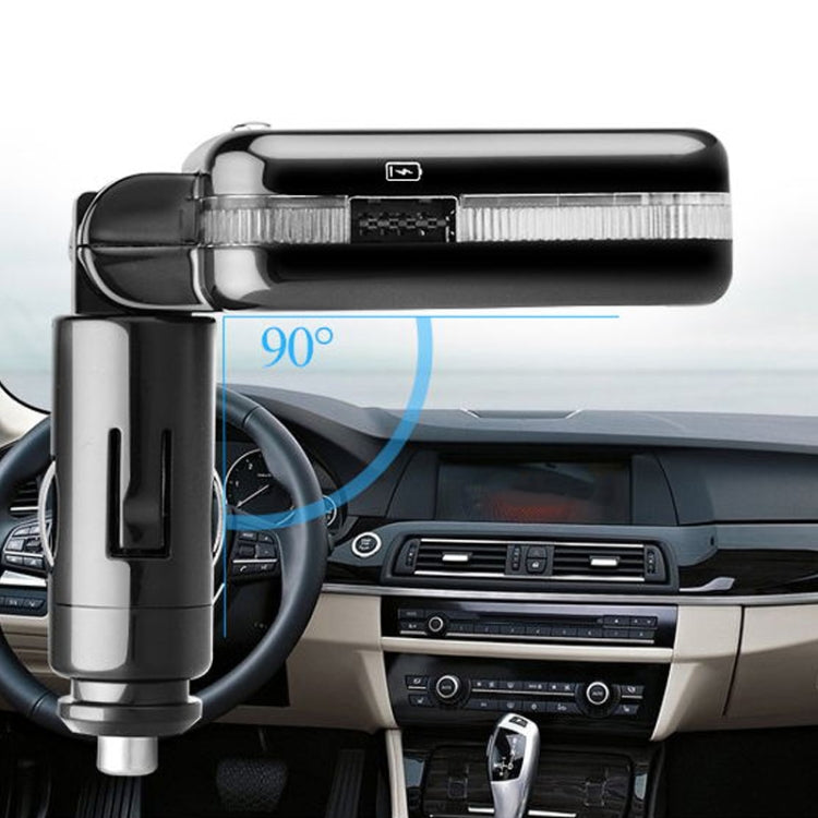 XPower G3 Car Air Purifier Negative Ions Air Cleaner + 3.4A Dual USB Quick Charger