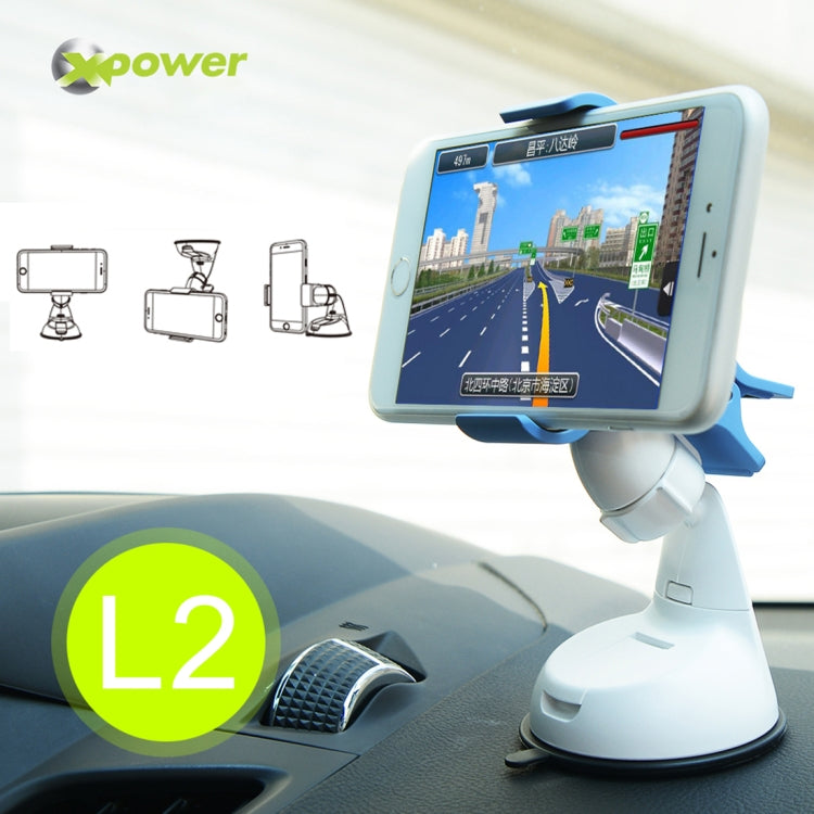 XPower L2 Car Multi-functional 360 Degree Car Mount Phone Holder